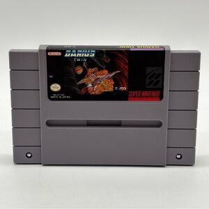 Darius Twin (Super Nintendo Entertainment System, 1991) SNES Tested GAME ONLY